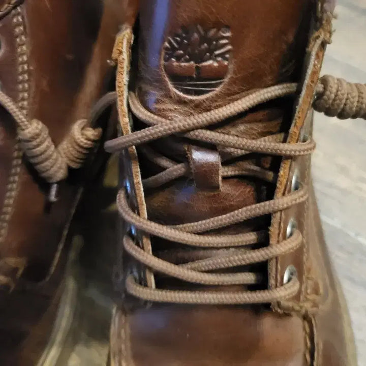 [BUNJANG] Timberland Leather Brown Boots US8 / 팀버랜드  가죽 브라운 부츠us8