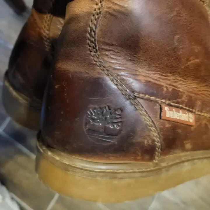 [BUNJANG] Timberland Leather Brown Boots US8 / 팀버랜드  가죽 브라운 부츠us8