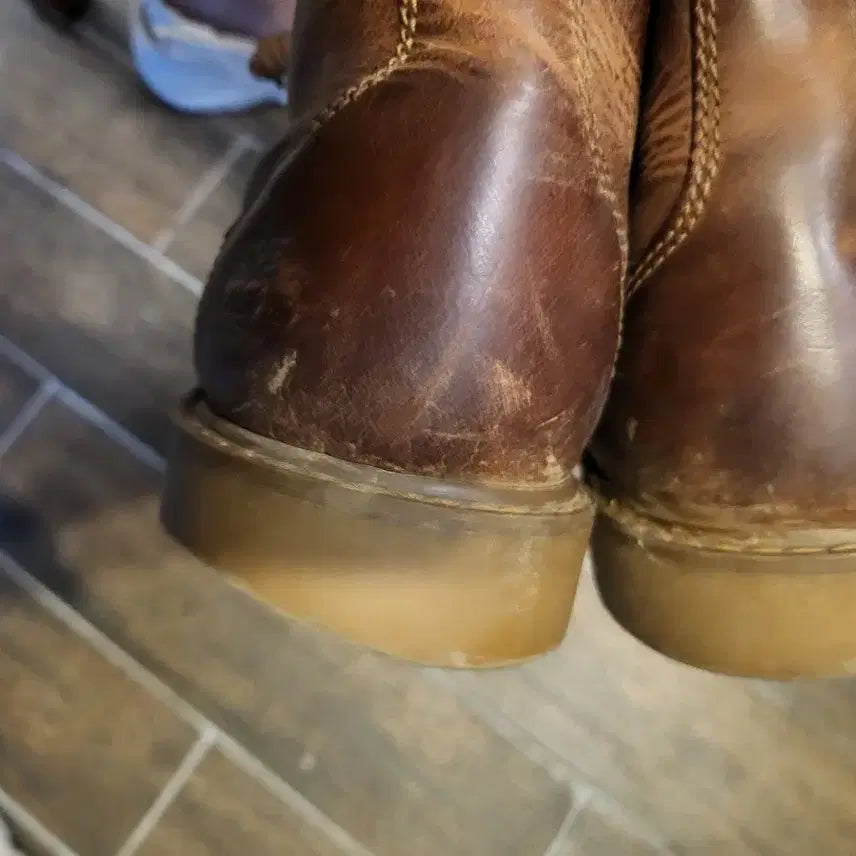 [BUNJANG] Timberland Leather Brown Boots US8 / 팀버랜드  가죽 브라운 부츠us8