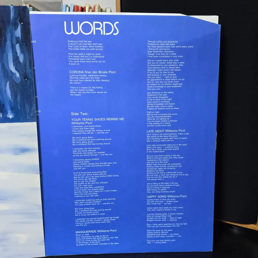 [BUNJANG] Sage Malone Words LP Norwegian Pressing / Sage Malone - Words LP 노르웨이반