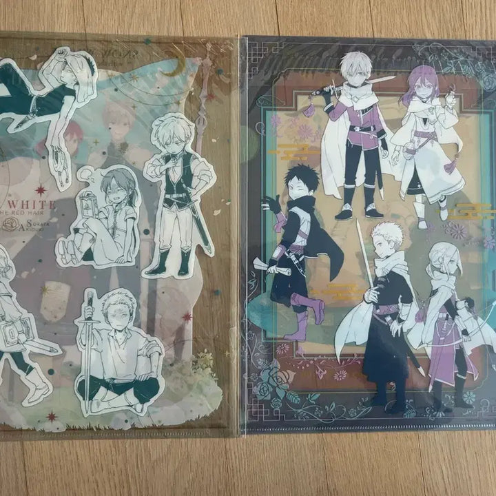 [BUNJANG] Red-Haired Snow White Clear File Set (2 Types, Sealed) / 빨강머리 백설공주 클리어파일 2종 미개봉