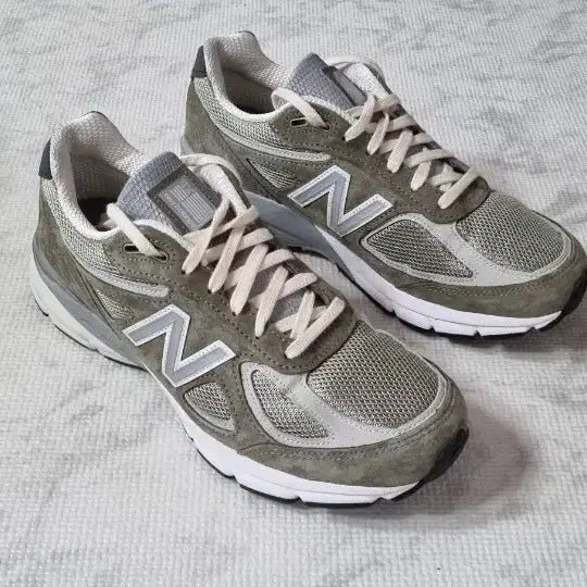 [BUNJANG] New Balance 990v4 Aimé Leon Dore True Camo Beige Sneakers / 뉴발란스 990v4 에임레온도르 트루 카모 베이지 260