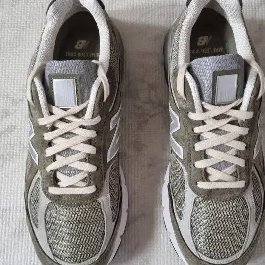 [BUNJANG] New Balance 990v4 Aimé Leon Dore True Camo Beige Sneakers / 뉴발란스 990v4 에임레온도르 트루 카모 베이지 260