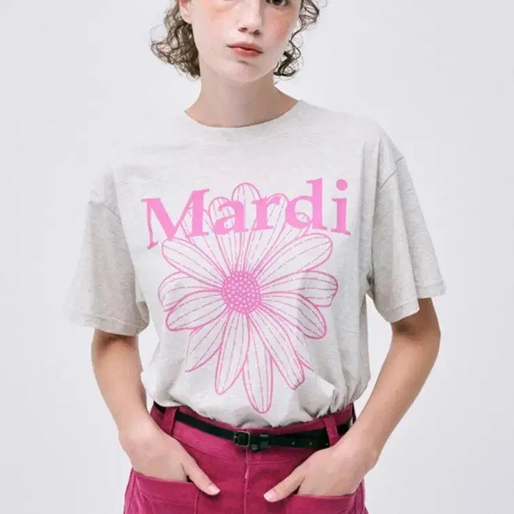 [BUNJANG] Mardi Mercredi Daisy T-Shirt / 마르디메크르디 데이지 티셔츠