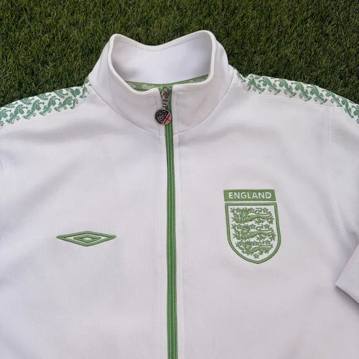 [BUNJANG] Umbro x England White Track Top Jersey / 엄브로 X 잉글랜드 화이트 트랙탑 져지