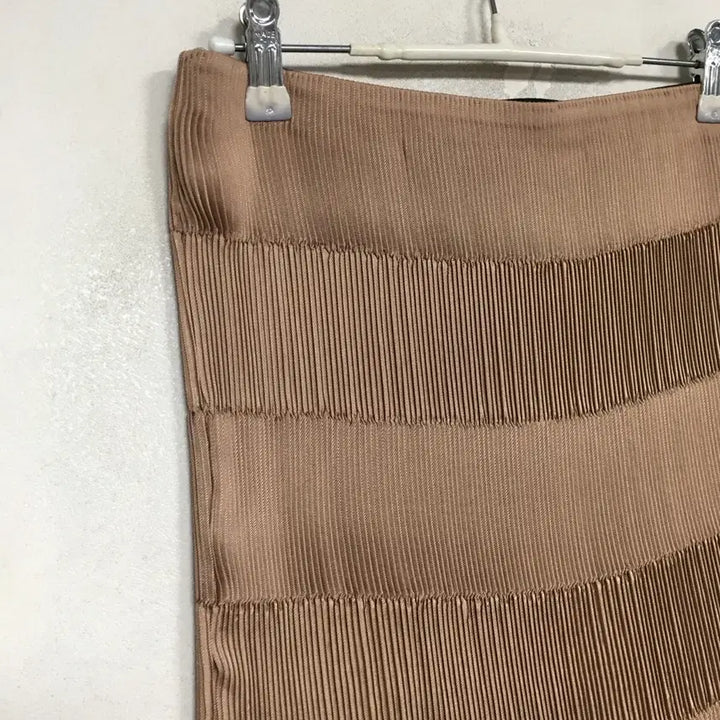 [BUNJANG] SYSTEM Pleated Mermaid Skirt Brown Size 64 / SYSTEM 시스템 플리츠 머메이드 스커트 64