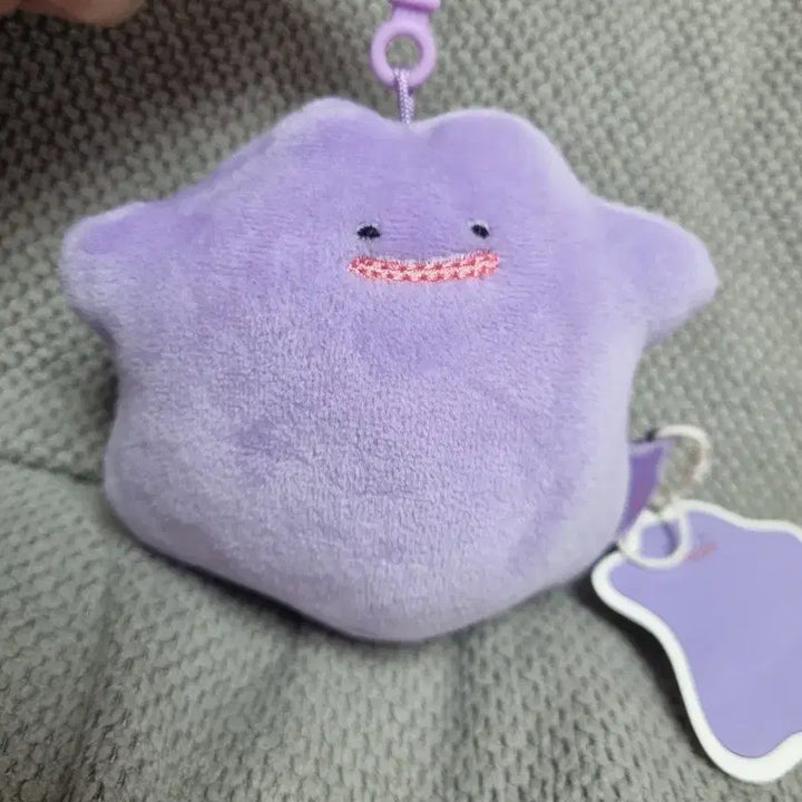 [BUNJANG] Pokemon Ditto Plush Keychain New / 포켓몬스터 메타몽 인형 키링 새상품