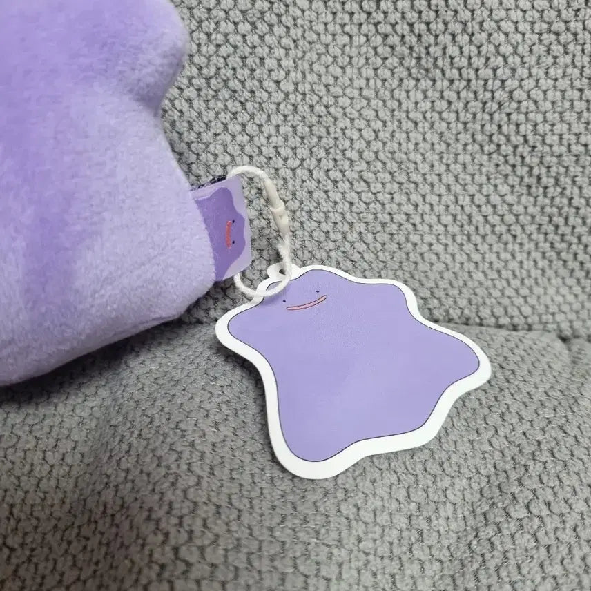 [BUNJANG] Pokemon Ditto Plush Keychain New / 포켓몬스터 메타몽 인형 키링 새상품
