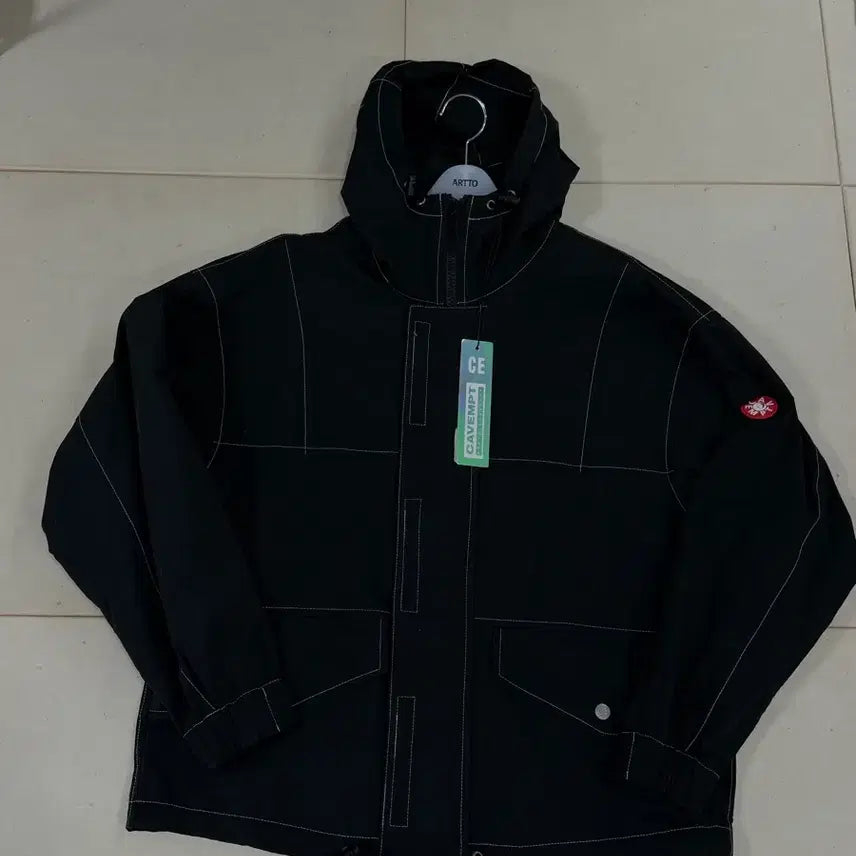 [SOLD OUT] [M] 카브엠트 블랙 스티치 후드 자켓