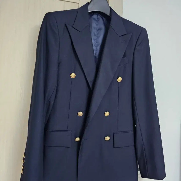 [BUNJANG] JoyHomme Gold Button Blazer Jacket / 조이옴므 금장 블레이저 자켓