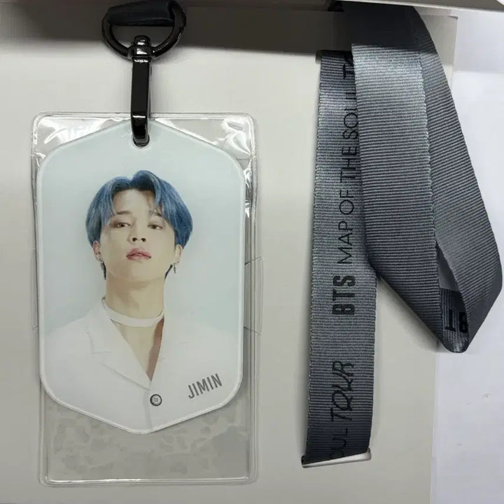 [BUNJANG] BTS Jimin Lanyard Photocard Necklace / BTS 맵 오브 더 소울 지민 랜야드 포토 목걸이