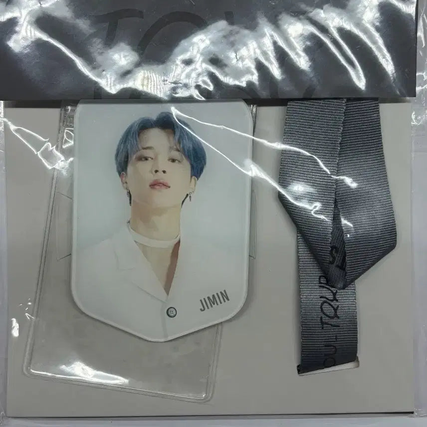 [BUNJANG] BTS Jimin Lanyard Photocard Necklace / BTS 맵 오브 더 소울 지민 랜야드 포토 목걸이