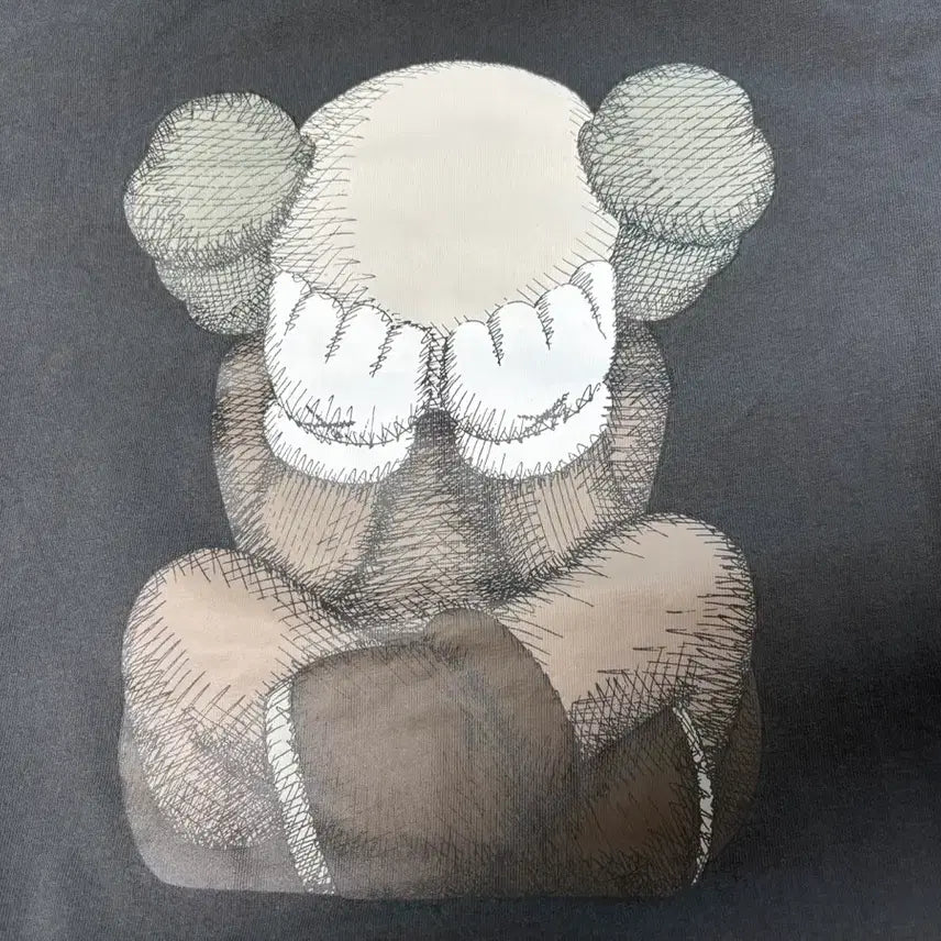 [SOLD OUT] Kaws 유니클로 도쿄 티셔츠 다크그레이