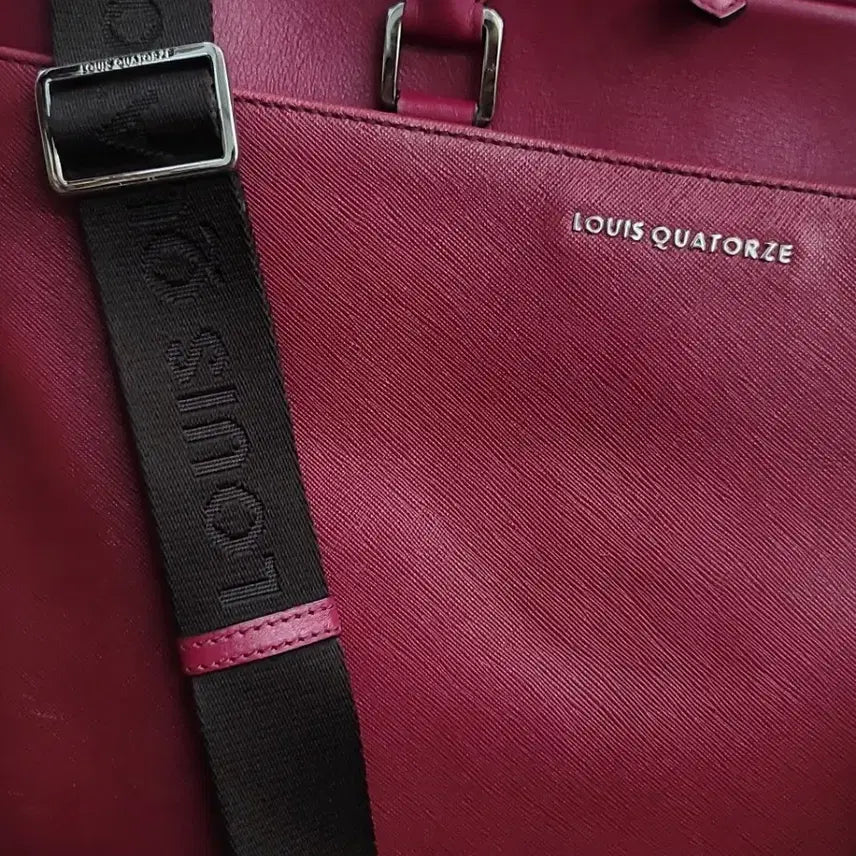 [BUNJANG] Louis Quatorze Briefcase / 루이까또즈 와인색 서류가방 브리프케이스