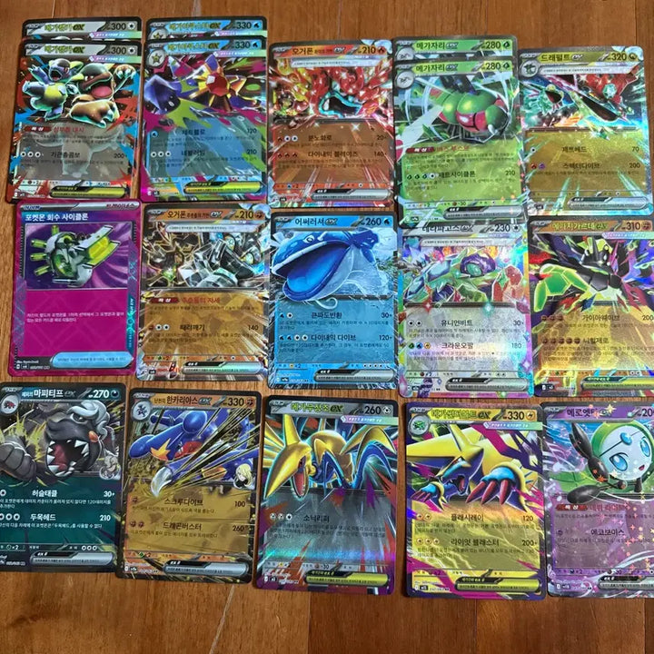 [BUNJANG] Pokemon EX RR Card Bundle Set / 포켓몬 카드 ex rr등급 카드 일괄