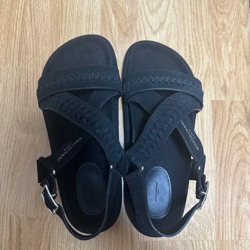 [BUNJANG] Wooyoungmi Black Strap Sandals / [44] 우영미 블랙 스트랩 샌들