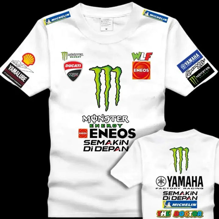 [BUNJANG] Monster Yamaha Racing Short Sleeve T-shirt / 몬스터 야마하 레이싱 반팔 티셔츠