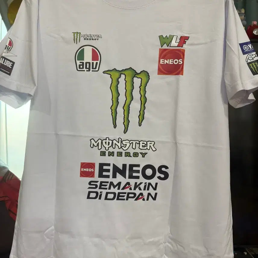 [BUNJANG] Monster Yamaha Racing Short Sleeve T-shirt / 몬스터 야마하 레이싱 반팔 티셔츠