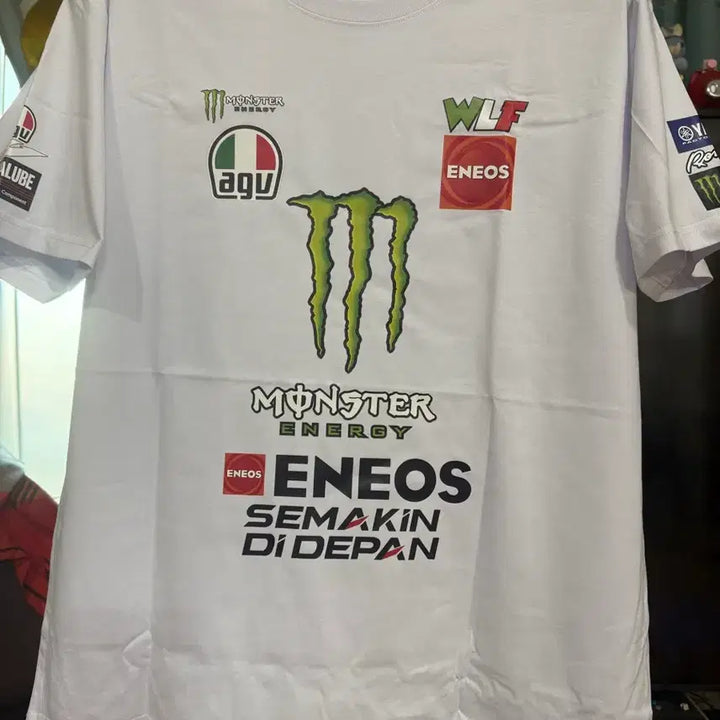 [BUNJANG] Monster Yamaha Racing Short Sleeve T-shirt / 몬스터 야마하 레이싱 반팔 티셔츠