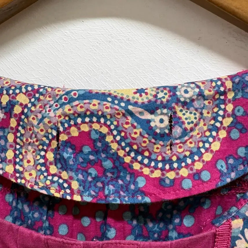 [BUNJANG] JPN Ethnic Paisley Cotton Blouse / 에스닉 페이즐리 코튼 패턴 블라우스 JPN