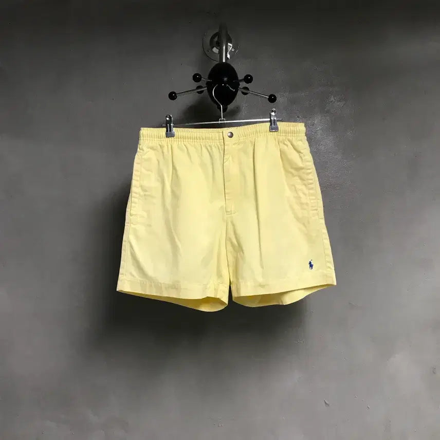 [BUNJANG] Polo Ralph Lauren Pony Shorts Yellow M / 폴로 랄프로렌 포니 반바지 옐로 M