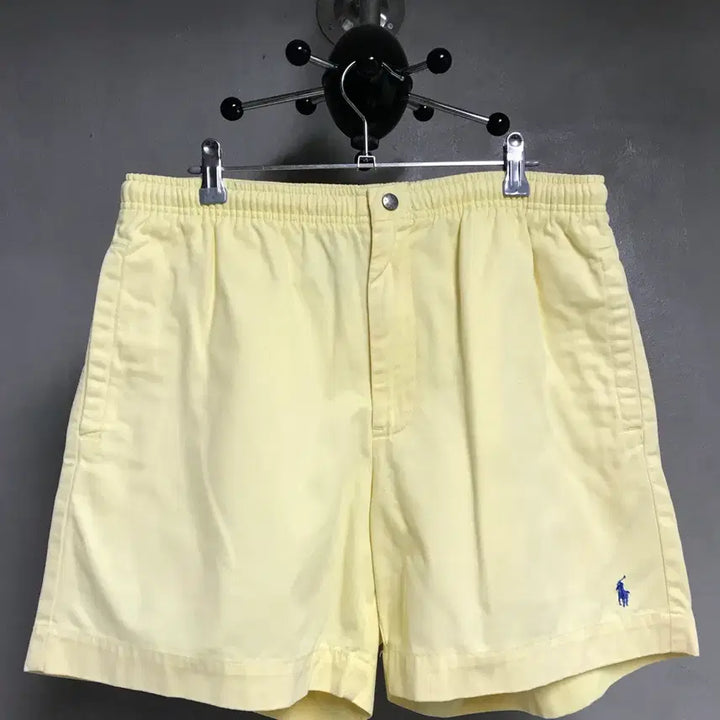 [BUNJANG] Polo Ralph Lauren Pony Shorts Yellow M / 폴로 랄프로렌 포니 반바지 옐로 M
