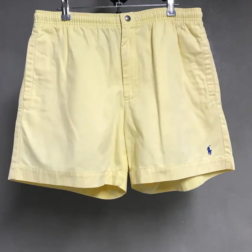 [BUNJANG] Polo Ralph Lauren Pony Shorts Yellow M / 폴로 랄프로렌 포니 반바지 옐로 M