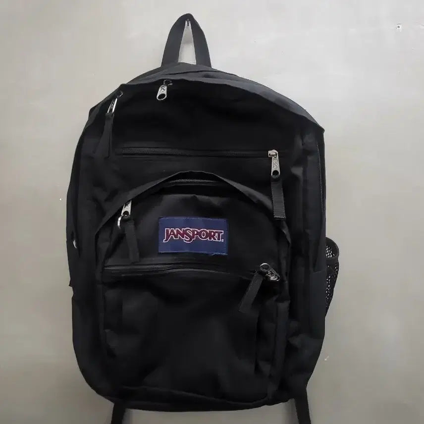 [BUNJANG] JanSport Black Backpack Bag / 잔스포츠 검정 백팩 가방