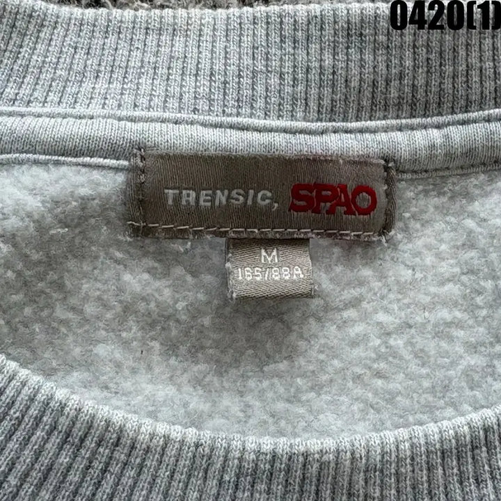[BUNJANG] Spao Court 1980 Grey Sweatshirt / 스파오 회색 맨투맨 티셔츠 1980 M