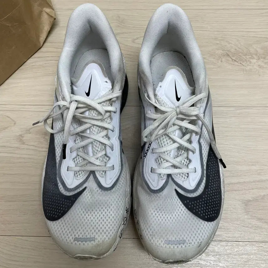 [BUNJANG] Nike Zoom Fly 6 White/Smoke Grey Running Shoes / 나이키 줌 플라이 6 화이트/스모크 그레이