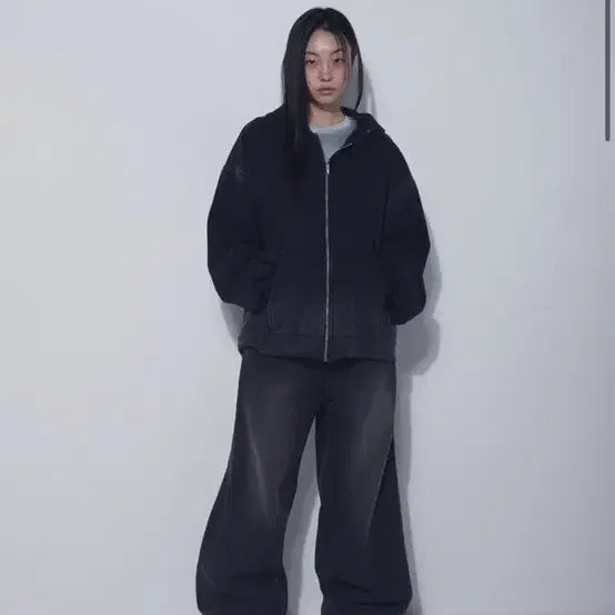 [BUNJANG] BLR Wide Denim Pants Black Indigo / BLR 와이드 데님팬츠 흑청 새상품