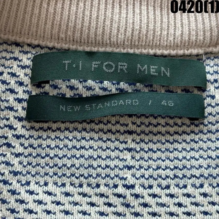 [BUNJANG] Ti For Men Striped Knit Cardigan / Ti For Men 스트라이프 패턴 니트 가디건 46