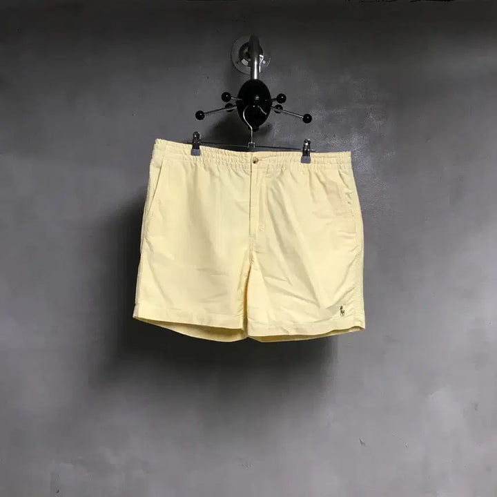 [BUNJANG] Polo Ralph Lauren QR Pony Shorts Yellow L / 폴로 랄프로렌 QR 포니 반바지 옐로 L