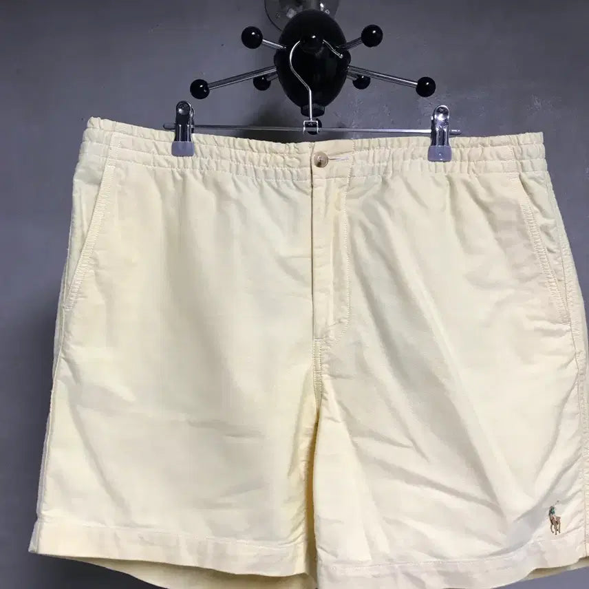 [BUNJANG] Polo Ralph Lauren QR Pony Shorts Yellow L / 폴로 랄프로렌 QR 포니 반바지 옐로 L