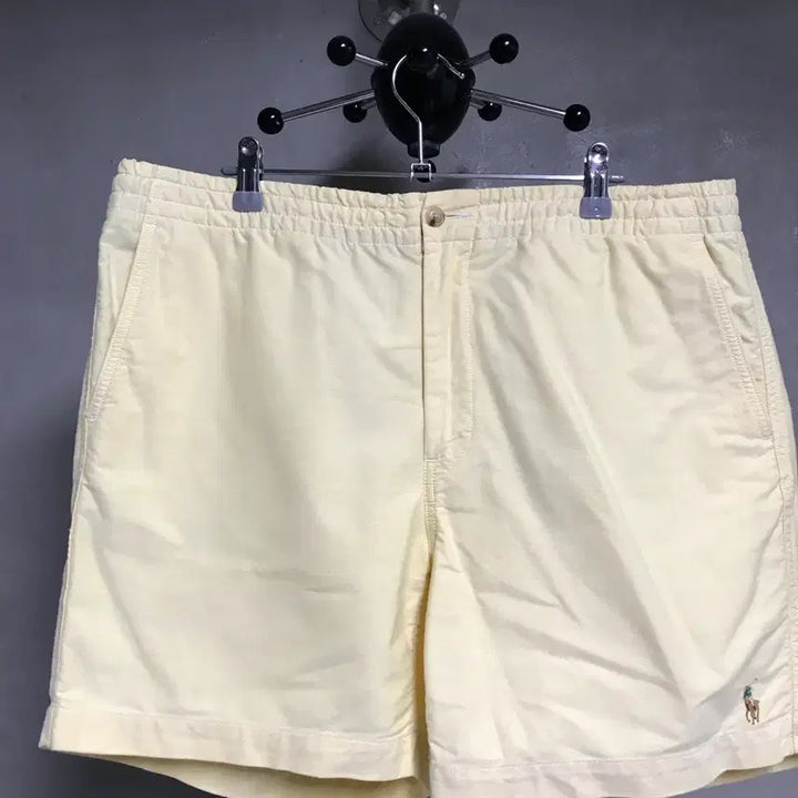 [BUNJANG] Polo Ralph Lauren QR Pony Shorts Yellow L / 폴로 랄프로렌 QR 포니 반바지 옐로 L