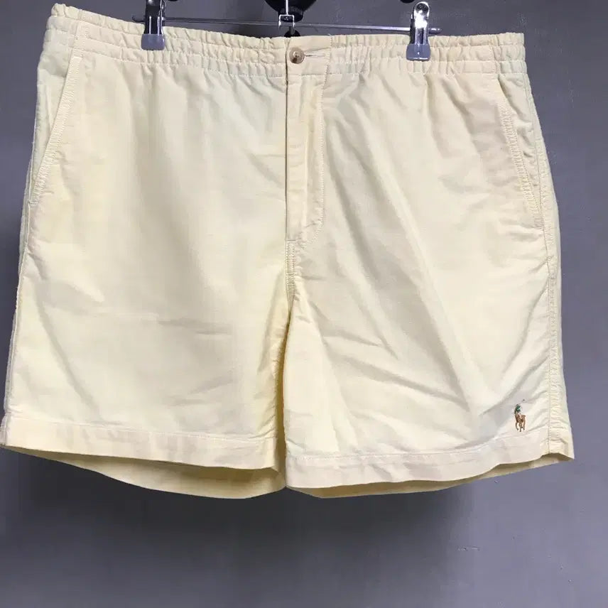 [BUNJANG] Polo Ralph Lauren QR Pony Shorts Yellow L / 폴로 랄프로렌 QR 포니 반바지 옐로 L