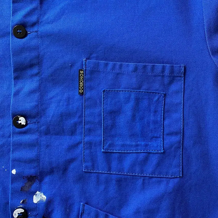 [BUNJANG] Film Photography Painting French Work Jacket / 필름 포토그래피 페인팅 프렌치 워크자켓 (찔레나무)