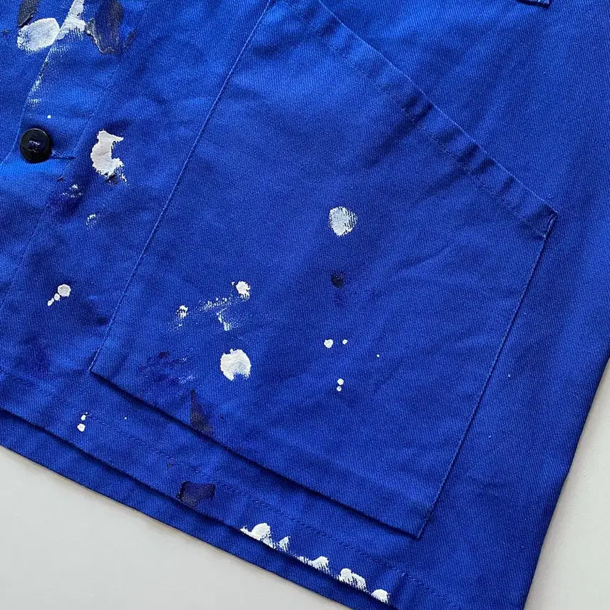 [BUNJANG] Film Photography Painting French Work Jacket / 필름 포토그래피 페인팅 프렌치 워크자켓 (찔레나무)
