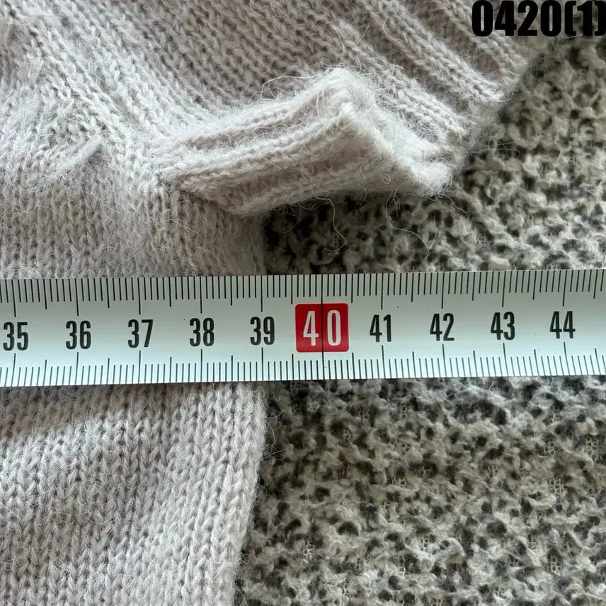 [SOLD OUT] OUIE 반팔 가디건 니트 S