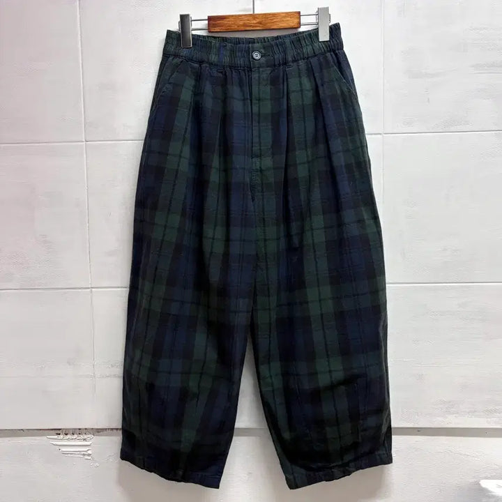 [BUNJANG] D.g.y Tartan Check Cotton Balloon Pants M JPN / D.g.y 타탄 체크 코튼 벌룬 팬츠 M JPN