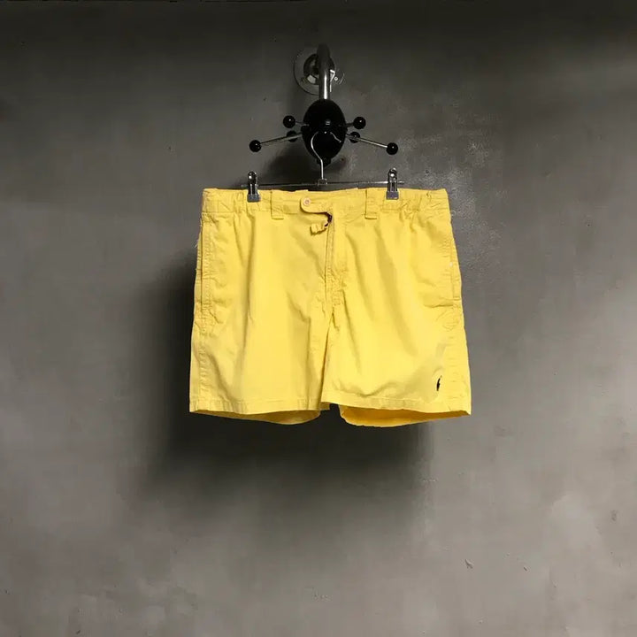 [BUNJANG] Polo Ralph Lauren Pony Shorts Yellow L / 폴로 랄프로렌 포니 반바지 옐로 L
