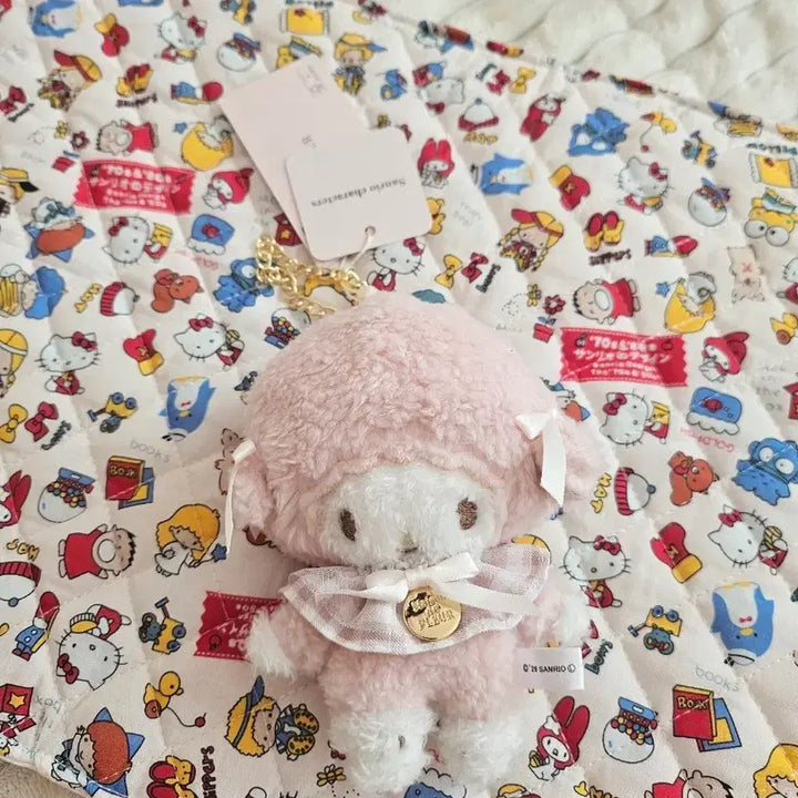 [BUNJANG] Sanrio My Melody Maison de FLEUR Mascot Plush / 산리오 마이멜로디 마이스윗피아노 메종드플뢰르 마스코트