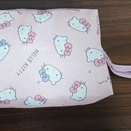 [BUNJANG] Pink Square Hello Kitty Pouch / 분홍 사각 헬로키티 파우치