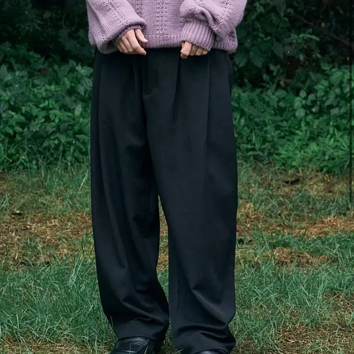 [BUNJANG] Nohant Tapered Pants Black / [1] 노운 테이퍼드 팬츠 블랙