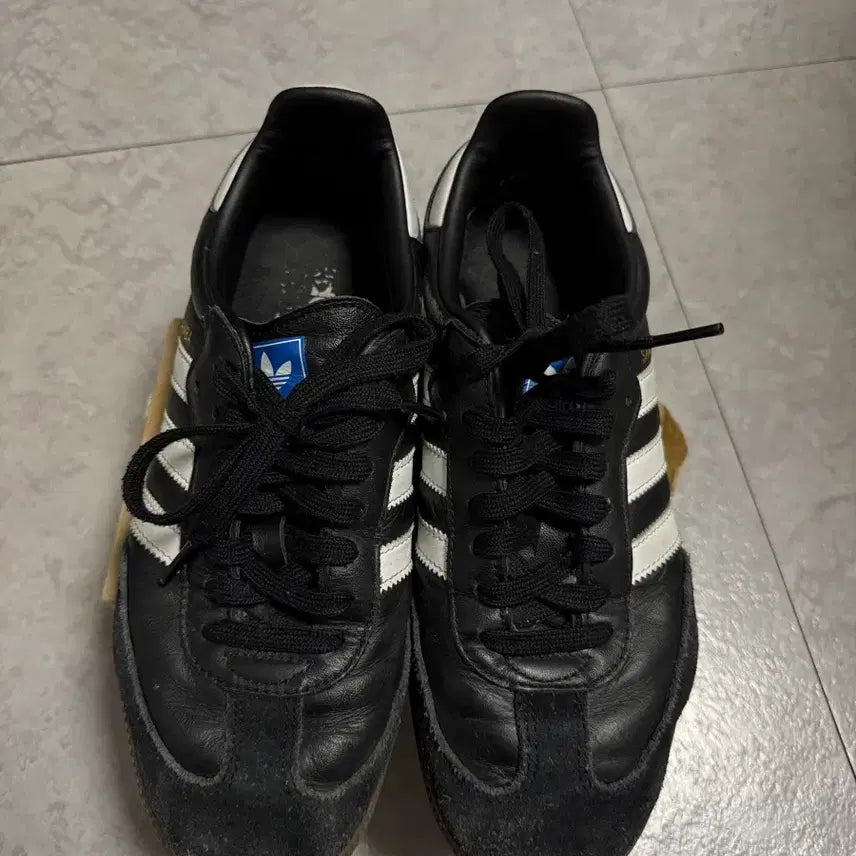 [BUNJANG] Adidas Samba OG Black White Sneakers / 아디다스 삼바 OG 블랙 화이트 검