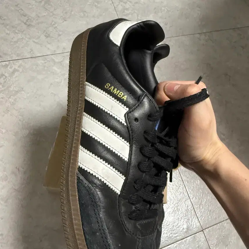 [BUNJANG] Adidas Samba OG Black White Sneakers / 아디다스 삼바 OG 블랙 화이트 검
