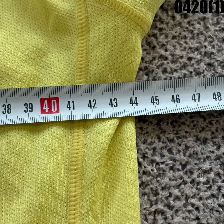 [BUNJANG] New Balance Yellow Slim Fit T-Shirt / 뉴발란스 반팔 티셔츠 옐로우 슬림핏 95