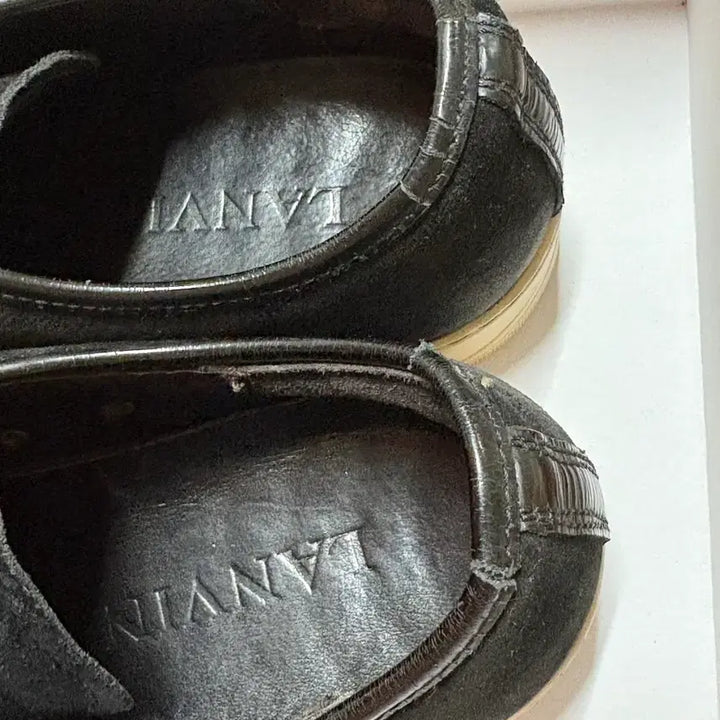 [BUNJANG] LANVIN Velour Low Sneakers 270 / LANVIN 랑방 벨루어 로우 스니커즈 270