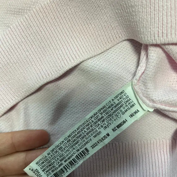 [BUNJANG] ZARA Pink Short-Sleeved Polo Shirt / 자라 연핑크 반팔 카라티 M