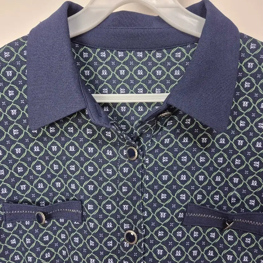 [BUNJANG] LANG &amp; LU Pattern Long Shirt Dress / LANG &amp;LU 패턴 롱 셔츠 원피스